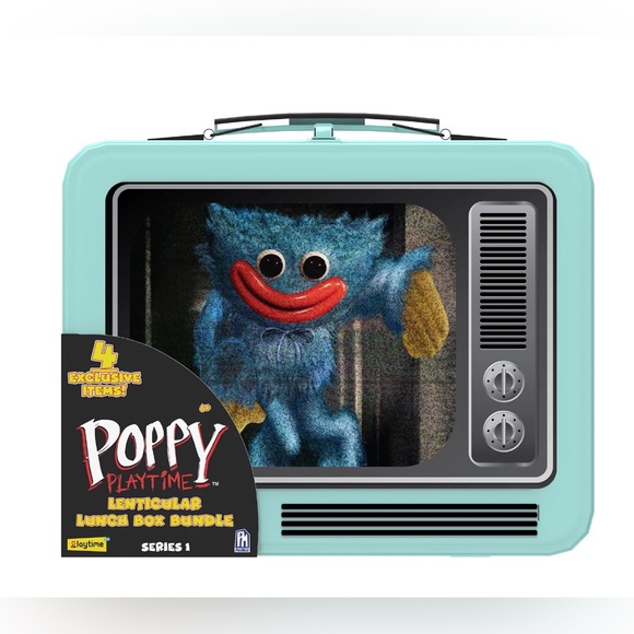 Poppy Playtime Lenticular Lunchbox Bundle with Plush - Series 1 - Factory Sealed - Picture 2 of 9
